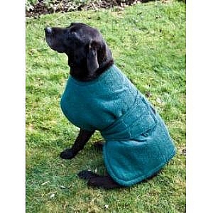 Dog Towelling Lined Wax Coat