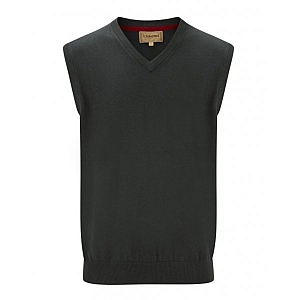 Schoffel Cotton/ Cashmere Sleeveless V Neck Racing Green