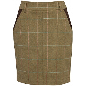 Alan Paine Compton Ladies Tweed Long Skirt 49cm Meadow