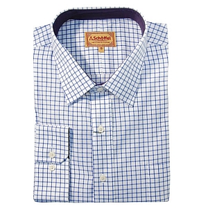 Schoffel Cambridge Royal Navy Check Shirt