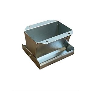 7 Inch Galvanised Metal Vee Pan Feeder