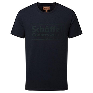 Schoffel Heritage T Shirt - Navy