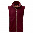 view Schoffel Oakham Fleece Gilet Claret details