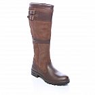 view Dubarry Longford Leather Boot Walnut details