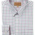 view Schoffel Banbury Green/Pink Check Shirt details