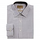 view Schoffel Cambridge Espresso Check Shirt details