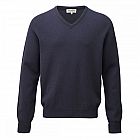 view Schoffel Lambswool V Neck Jumper Navy details