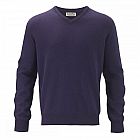 view Schoffel Lambswool V Neck Jumper Purple details