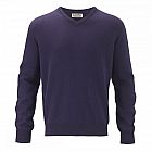 view Schoffel Lambswool V Neck Jumper Purple details